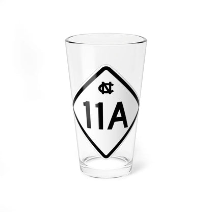 NC 11A 1957 (North Carolina) (Road Sign) Pint Glass 16oz 16oz - Go Mug Yourself