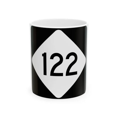 NC 122 (North Carolina) (Road Sign) White Coffee Mug 11oz - Go Mug Yourself