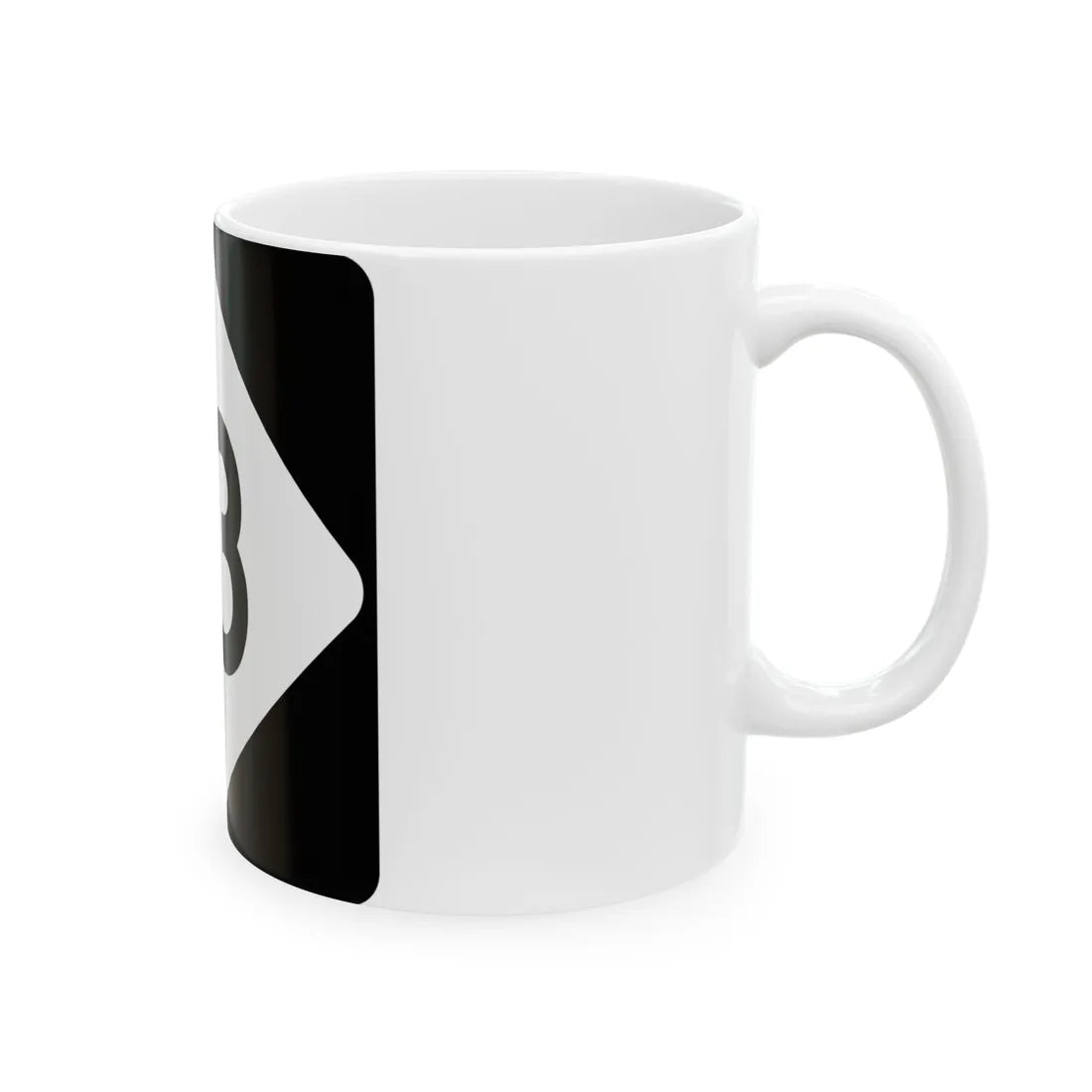 NC 13 (North Carolina) (Road Sign) White Coffee Mug - Go Mug Yourself