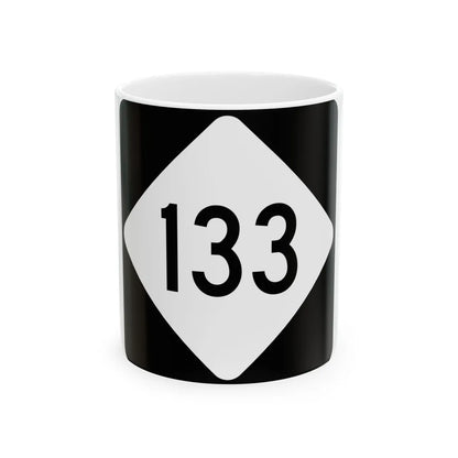 NC 133 (North Carolina) (Road Sign) White Coffee Mug 11oz - Go Mug Yourself