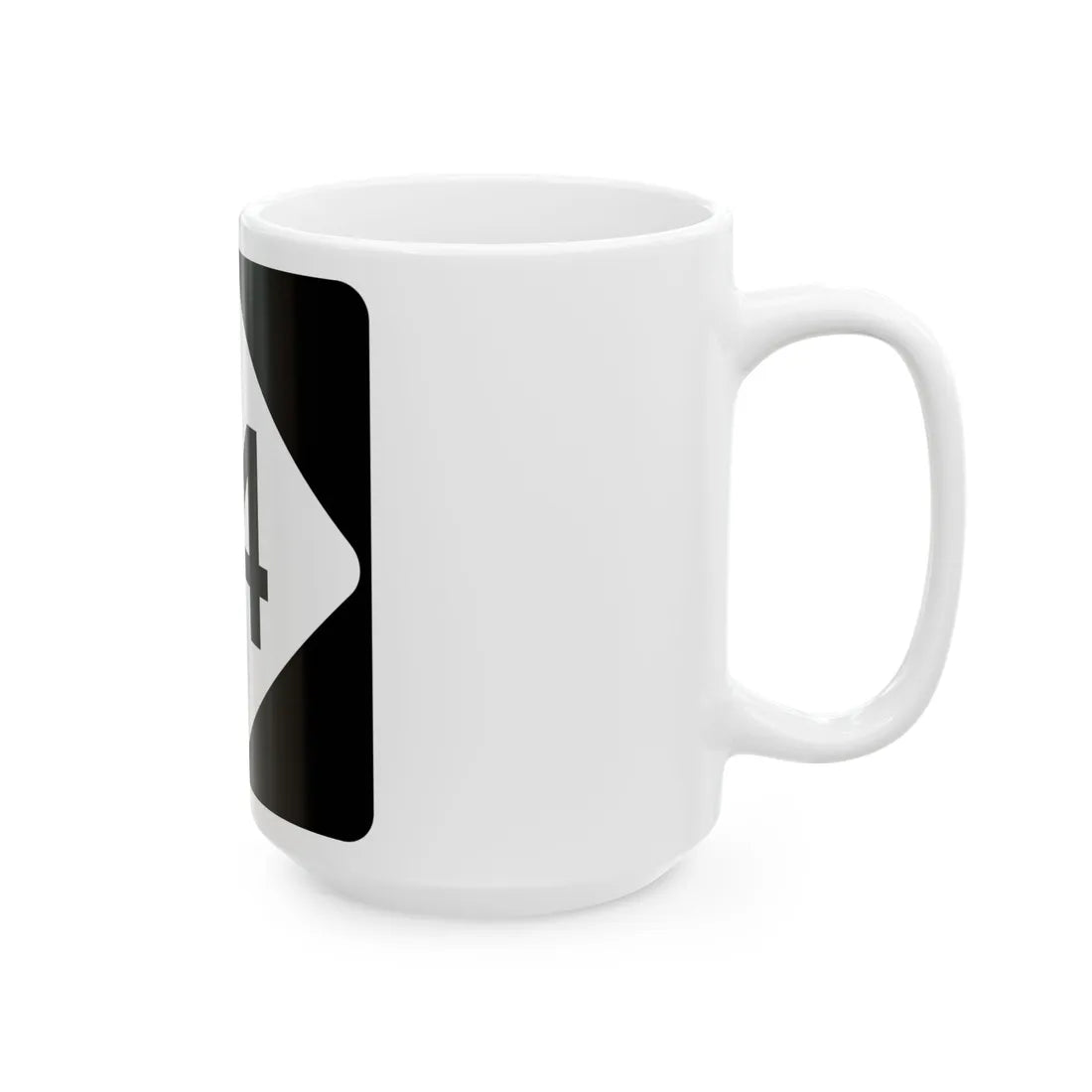 NC 14 (North Carolina) (Road Sign) White Coffee Mug - Go Mug Yourself