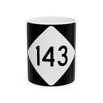 NC 143 (North Carolina) (Road Sign) White Coffee Mug 11oz - Go Mug Yourself