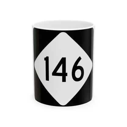 NC 146 (North Carolina) (Road Sign) White Coffee Mug 11oz - Go Mug Yourself