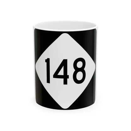 NC 148 (North Carolina) (Road Sign) White Coffee Mug 11oz - Go Mug Yourself