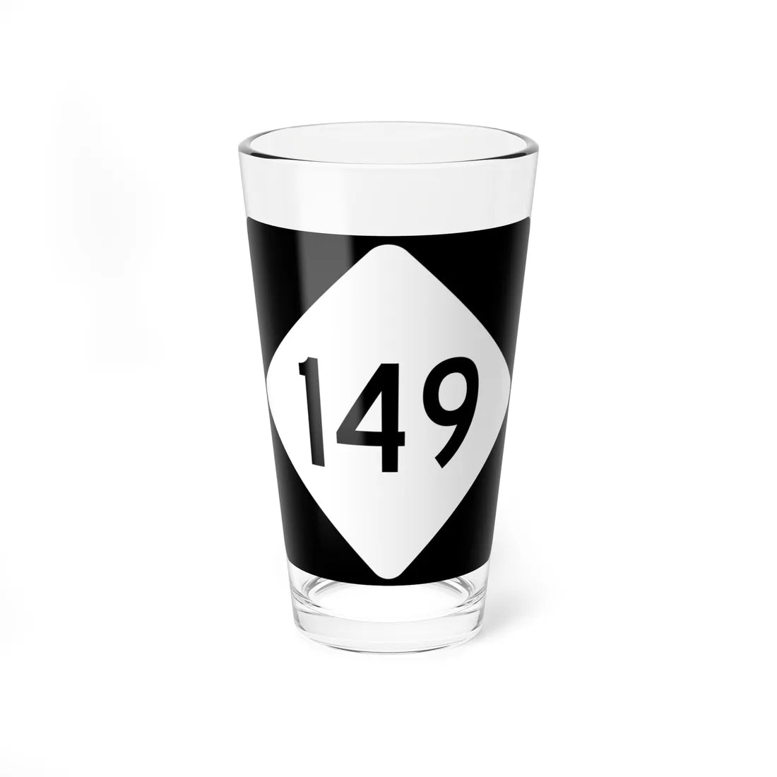NC 149 (North Carolina) (Road Sign) Pint Glass 16oz 16oz - Go Mug Yourself