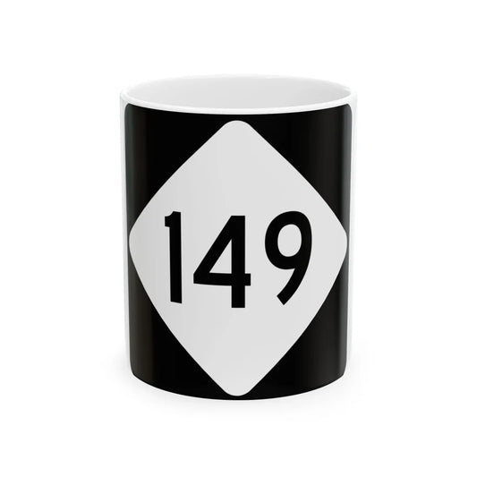 NC 149 (North Carolina) (Road Sign) White Coffee Mug 11oz - Go Mug Yourself