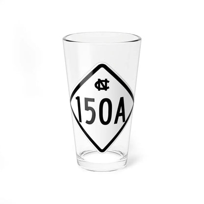 NC 150A 1957 (North Carolina) (Road Sign) Pint Glass 16oz 16oz - Go Mug Yourself