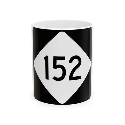 NC 152 (North Carolina) (Road Sign) White Coffee Mug 11oz - Go Mug Yourself