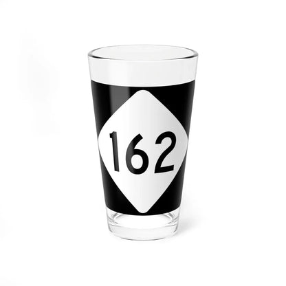 NC 162 (North Carolina) (Road Sign) Pint Glass 16oz 16oz - Go Mug Yourself