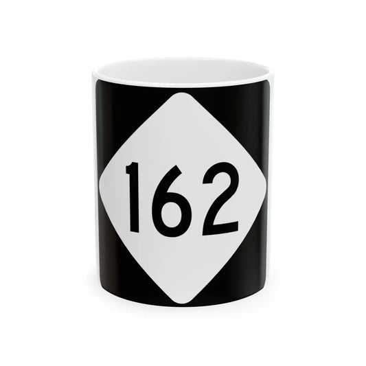 NC 162 (North Carolina) (Road Sign) White Coffee Mug 11oz - Go Mug Yourself