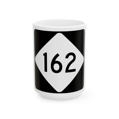 NC 162 (North Carolina) (Road Sign) White Coffee Mug 15oz - Go Mug Yourself
