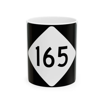 NC 165 (North Carolina) (Road Sign) White Coffee Mug 11oz - Go Mug Yourself