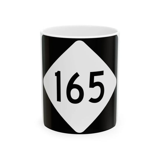 NC 165 (North Carolina) (Road Sign) White Coffee Mug 11oz - Go Mug Yourself
