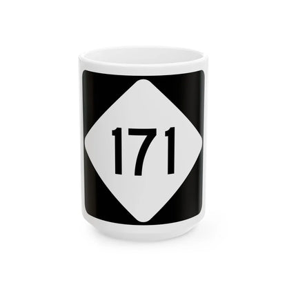 NC 171 (North Carolina) (Road Sign) White Coffee Mug 15oz - Go Mug Yourself