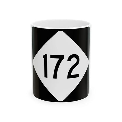 NC 172 (North Carolina) (Road Sign) White Coffee Mug 11oz - Go Mug Yourself