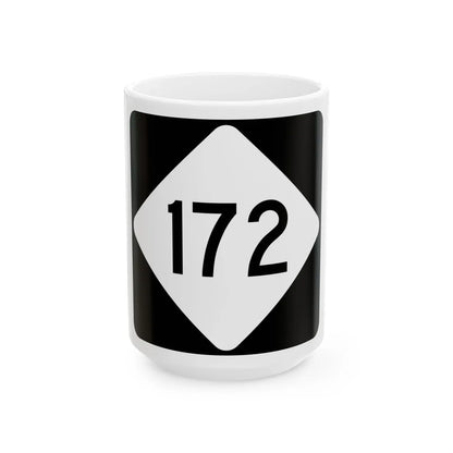 NC 172 (North Carolina) (Road Sign) White Coffee Mug 15oz - Go Mug Yourself
