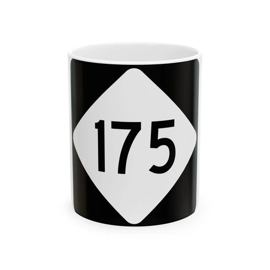 NC 175 (North Carolina) (Road Sign) White Coffee Mug 11oz - Go Mug Yourself
