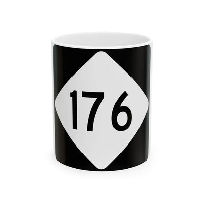NC 176 (North Carolina) (Road Sign) White Coffee Mug 11oz - Go Mug Yourself