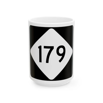 NC 179 (North Carolina) (Road Sign) White Coffee Mug 15oz - Go Mug Yourself