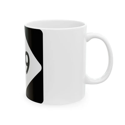 NC 179 (North Carolina) (Road Sign) White Coffee Mug - Go Mug Yourself