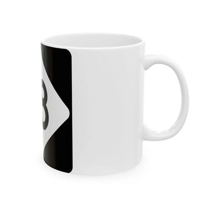 NC 18 (North Carolina) (Road Sign) White Coffee Mug - Go Mug Yourself