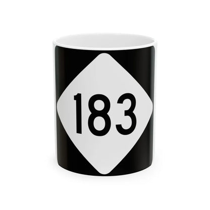 NC 183 (North Carolina) (Road Sign) White Coffee Mug 11oz - Go Mug Yourself
