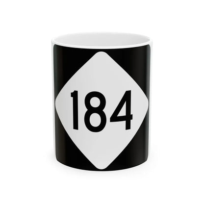 NC 184 (North Carolina) (Road Sign) White Coffee Mug 11oz - Go Mug Yourself
