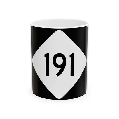 NC 191 (North Carolina) (Road Sign) White Coffee Mug 11oz - Go Mug Yourself