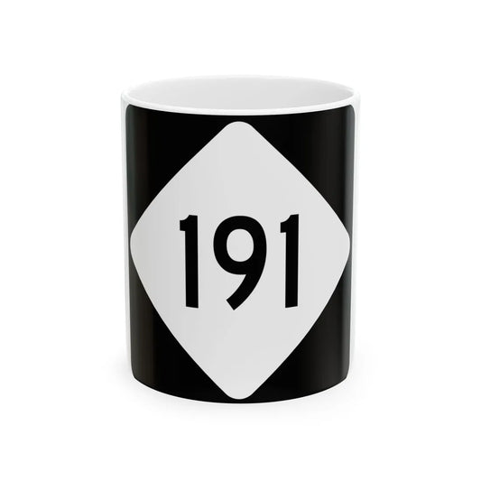 NC 191 (North Carolina) (Road Sign) White Coffee Mug 11oz - Go Mug Yourself
