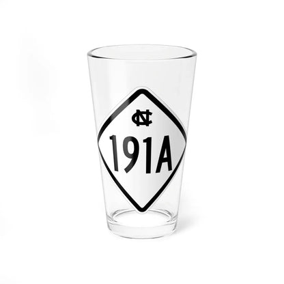 NC 191A 1957 (North Carolina) (Road Sign) Pint Glass 16oz 16oz - Go Mug Yourself