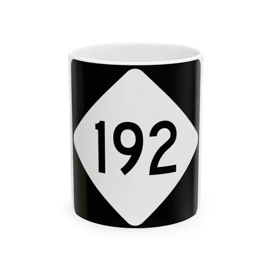 NC 192 (North Carolina) (Road Sign) White Coffee Mug 11oz - Go Mug Yourself