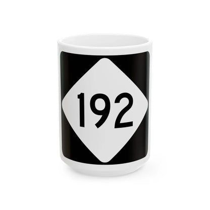 NC 192 (North Carolina) (Road Sign) White Coffee Mug 15oz - Go Mug Yourself