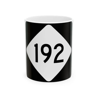NC 192 (North Carolina) (Road Sign) White Coffee Mug - Go Mug Yourself
