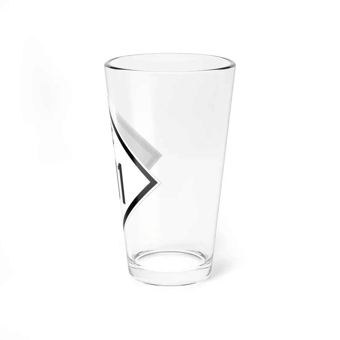 NC 201 1945 (North Carolina) (Road Sign) Pint Glass 16oz - Go Mug Yourself