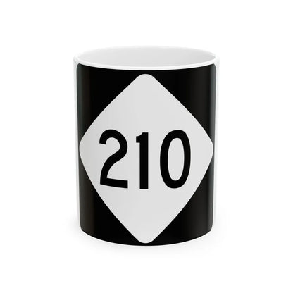 NC 210 (North Carolina) (Road Sign) White Coffee Mug 11oz - Go Mug Yourself