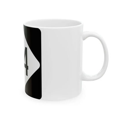 NC 24 (North Carolina) (Road Sign) White Coffee Mug - Go Mug Yourself