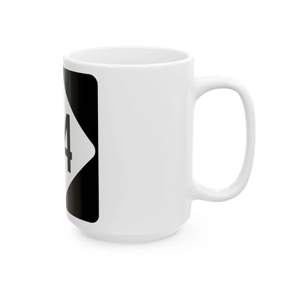 NC 24 (North Carolina) (Road Sign) White Coffee Mug - Go Mug Yourself