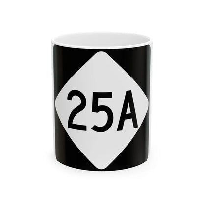 NC 25A (North Carolina) (Road Sign) White Coffee Mug 11oz - Go Mug Yourself