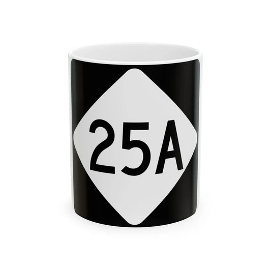 NC 25A (North Carolina) (Road Sign) White Coffee Mug 11oz - Go Mug Yourself