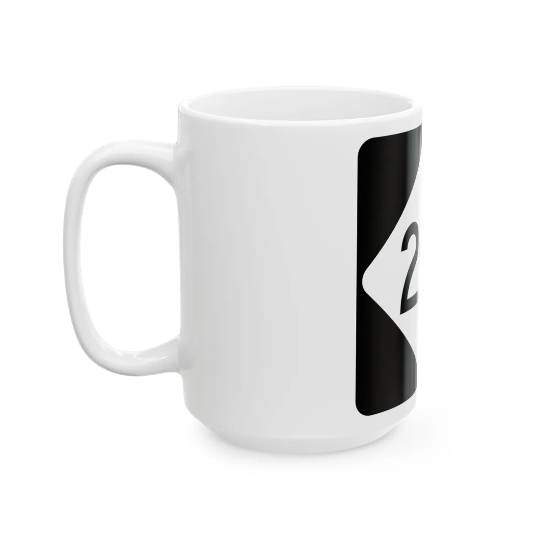 NC 25A (North Carolina) (Road Sign) White Coffee Mug - Go Mug Yourself