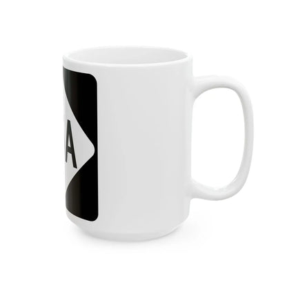NC 25A (North Carolina) (Road Sign) White Coffee Mug - Go Mug Yourself