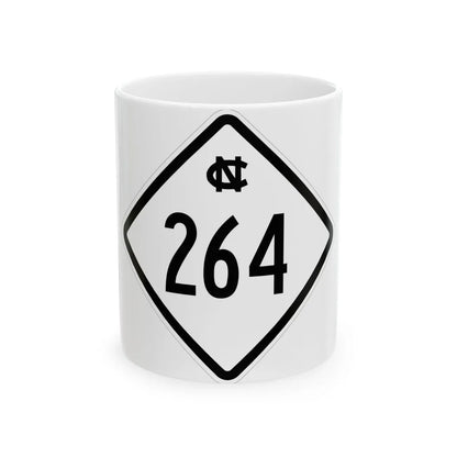 NC 264 1957 (North Carolina) (Road Sign) White Coffee Mug 11oz - Go Mug Yourself