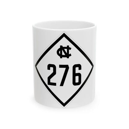 NC 276 1945 (North Carolina) (Road Sign) White Coffee Mug 11oz - Go Mug Yourself
