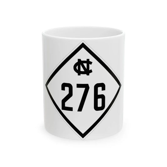 NC 276 1945 (North Carolina) (Road Sign) White Coffee Mug 11oz - Go Mug Yourself