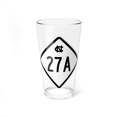 NC 27A 1957 (North Carolina) (Road Sign) Pint Glass 16oz 16oz - Go Mug Yourself