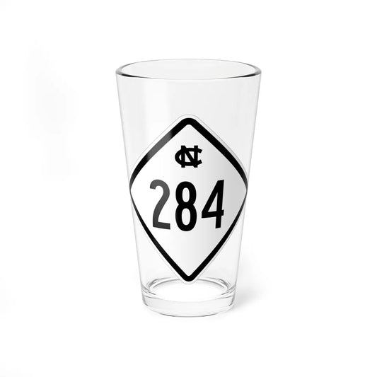 NC 284 1957 (North Carolina) (Road Sign) Pint Glass 16oz 16oz - Go Mug Yourself