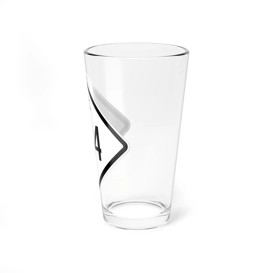 NC 284 1957 (North Carolina) (Road Sign) Pint Glass 16oz - Go Mug Yourself