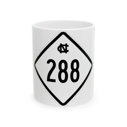 NC 288 1957 (North Carolina) (Road Sign) White Coffee Mug 11oz - Go Mug Yourself