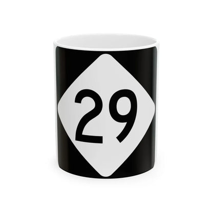 NC 29 (North Carolina) (Road Sign) White Coffee Mug 11oz - Go Mug Yourself