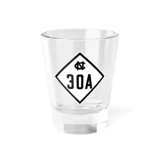NC 30A 1945 (North Carolina) (Road Sign) Shot Glass 1.5oz 1.5oz - Go Mug Yourself